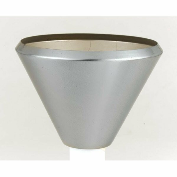 Cal Lighting Brushed Steel Solid Cone Shade for Par38 Lamps HT-223-SHADE-BS